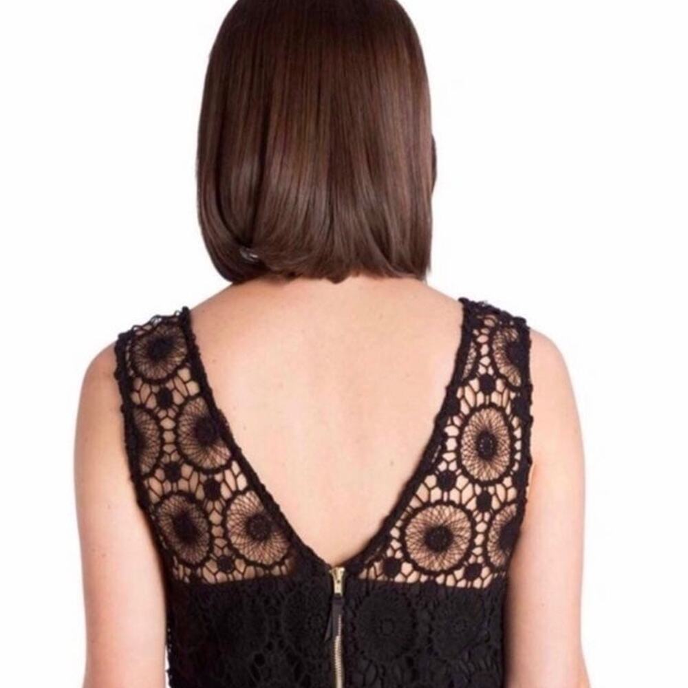 Mud pie  Mallory Crochet dress black Sz L